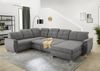 Job 'Livorno KPL' Wohnlandschaft, Microfaser bedruckt grau Bild 4