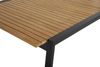 Gartenesstisch Naos aus Teak und Edelstahl, modern, ausziehbar 220-320 cm, schwarz natur Bild 5