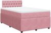 vidaXL Boxspringbett mit Matratze Rosa 120x200 cm Samt 3290021 Bild 3