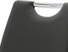 Freischwinger >Pupik II< in schwarz - 45x102x62cm (BxHxT) Bild 4