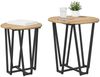 vidaXL Beistelltisch-Set 2 pcs Artisan Eiche und Schwarz 869725 Bild 3