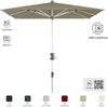KNIRPS APOLL 240 x 240 cm quadratisch Balkonschirm 7 Farbvarianten Sonnenschirm 400 Bordeaux Bild 2