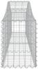 vidaXL Gabionen mit Hochbogen 5 Stk. 200x30x40/60 cm Verzinktes Eisen 3145370 Bild 5
