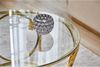 Couchtisch Gold und Klarglas 80 x 80 x 40 cm Bild 5
