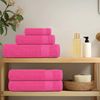 vidaXL Handtücher FROGN 2 Stk. Rosa 100x200 cm 360 g/m² 137058 Bild 3