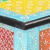 vidaXL Konsolentisch Handbemalt 80×35×75 cm Mango Massivholz, Anzahl Schubladen: 2 [286160] Bild 5
