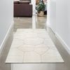 Carpetia Teppich Teppich Wohnzimmer Höheneffekt im abstrakten Muster in creme, rechteckig, Höhe: 14 mm Bild 5