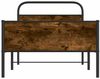 Einzelbettgestell Design für Erwachsene ohne Matratze 100x200 cm Sonoma-Eiche Holzwerkstoff d3830e Bild 5