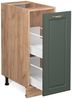 Apothekerschrank Fame-Line Grün-Gold Landhaus 30 cm ohne Arbeitsplatte Vicco Bild 4