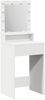 vidaXL Schminktisch mit Regal Weiß 50 x 41 x 135 cm Holzwerkstoff 865118 Bild 2