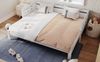 Daybett 90x190 cm aus Kiefernholz & MDF – ausziehbares Tagesbett in Weiß mit Herzform Bild 5