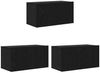 vidaXL TV-Schrankset 3 pcs Schwarz 60 x 30 x 30 cm Holzwerkstoff 875172 Bild 2