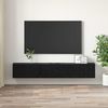 vidaXL TV-Schrankset 3 pcs Schwarz 60 x 30 x 30 cm Holzwerkstoff 875172 Bild 4