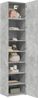 vidaXL Hochschrank Schmal Betongrau 50x42,5x225 cm Holzwerkstoff 3281304 Bild 3