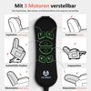 M MCombo elektrische Aufstehhilfe Relaxsessel 7550, mit 3 Motoren getrennt verstellbar, Liegeposition bis 170°, verlängerte Fußstütze, USB, für Senioren Wohnzimmer (Dunkelgrau-Mikrofaser) Bild 3