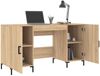 vidaXL Schreibtisch Sonoma-Eiche 140x50x75 cm Holzwerkstoff 829551 Bild 4