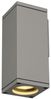 SLV No. 229524 THEO WALL OUT Wandleuchte eckig silbergrau GU10 max. 35W Bild 2