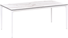 Gartentisch SOVARETO 180 cm 90 cm Marmor Optik Weißer Marmor Bild 4