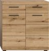 Kommode (B/H/T: 90x96x37 cm) in Evoke Oak Nachbildung Bild 2