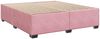 vidaXL Boxspringbett mit Matratze Rosa 180x200 cm Samt 3286395 Bild 5