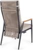 2er-Set Gartenstuhl Terblo Verstellbar - Aluminium & Olefin-Stoff, Anthrazit Bild 5