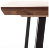 Lomadox Sitzbank PARACATU-06, Massivholz, X-Gestell, Schweizer Kante, Eiche geölt, 160x40 cm Bild 4