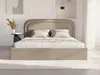 Vente-unique - FIREZA Bett Stoff Beige - B 212 cm x H 90 cm x L 152 cm Bild 3