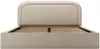 Vente-unique - FIREZA Bett Stoff Beige - B 212 cm x H 90 cm x L 152 cm Bild 5