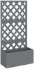 vidaXL Blumenkästen mit Rankgittern 2 Stk. Grau 65x33x135 cm WPC 3154899 Bild 3