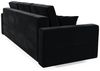 Sofa 3-Sitzer BELMIRA mit Schlaffunktion Schwarz Bild 5