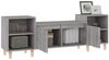 vidaXL TV-Schrank Grau Sonoma 160 x 35 x 55 cm Holzwerkstoff [821194] Bild 5