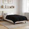 vidaXL Sommerdecke Gepolstert Schwarz 135 x 200 cm Mikrofaser 42025929 Bild 4