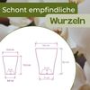 Orchideentopf Transparent Orchideen Übertopf Orchideentopf Plastik mit erhöhtem Boden Blumentopf Innen mit Stufenboden Durchsichtige Pflanztöpfe Ø 16 cm Rauchfarbig Bild 5