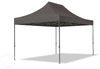 3x4,5 m Faltpavillon, PREMIUM Stahl 40mm, Seitenteile mit Panoramafenstern, dunkelgrau Bild 2