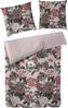 Primera Mako-Satin Bettwäsche 155x220 Blumen Wende altrosa 243215-44 Bild 3