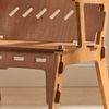 SoBuy HFST02-BR Esszimmerstuhl, MDF, Lackiert, Braun, 72 x 70 x 55 cm Bild 5