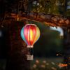 LED Solar-Heißluftballon, bunt, Feuereffekt, H 46,5 cm Bild 3