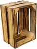 Kistenkolli Altes Land Allzweckkiste Kleine Holzkiste "Frieda" flambiert (Spar-Set) Bild 4