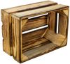 Kistenkolli Altes Land Allzweckkiste Kleine Holzkiste "Frieda" flambiert (Spar-Set) Bild 3