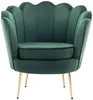 Vente-unique - DANDELION Sessel SamtStoff Grün - B 75 cm x H 76,5 cm x L 78 cm Bild 2