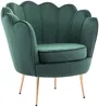 Vente-unique - DANDELION Sessel SamtStoff Grün - B 75 cm x H 76,5 cm x L 78 cm Bild 3