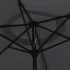 vidaXL Sonnenschirm mit Metall-Mast 300 cm Schwarz 47126 Bild 5