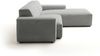 KAWOLA Sofa RANI Ecksofa Feincord grau Recamiere rechts 71 x 189 x 228 cm Bild 4