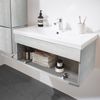 HOME DELUXE Badmöbel-Set 'WANGEROOGE BIG - L' mit LED-Beleuchtung, Grau Bild 3