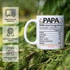 Giftandprint Tasse für Vater- Papa Tasse als Geschenk zum Vatertag vatertagsgeschenk, Mikrowellengeeignet, Spülmaschinenfest, Keramik, 325 ML Bild 3
