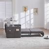 Multifunktionales Klappsofa 139×83×73 cm,wandelbares Schlafsofa mit Bettfunktion, Chenille-Bezug,grau,inkl. 4 Kissen & Aufbewahrungstasche Bild 5