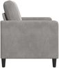 vidaXL Sofa mit Stauraum Hellgrau 72 x 78 x 87 cm Polyester 42036877 Bild 5