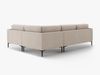 Micadoni Ecksofa Bemy 4-Sitzer Rechts Samt Beige Bild 3