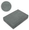 EXKLUSIV HEIMTEXTIL Frottee Spannbettlaken 90 - 100 x 200 cm Grau 80% Baumwolle 20% Polyester Öko - Tex Zertifiziert Bed-Sheet Bettlaken Spannbetttuch Topper Leinentuch Bild 2