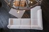 KAWOLA Sofa CALLA Ecksofa Cord cremeweiß Recamiere links 82 x 203 x 274 cm Bild 2